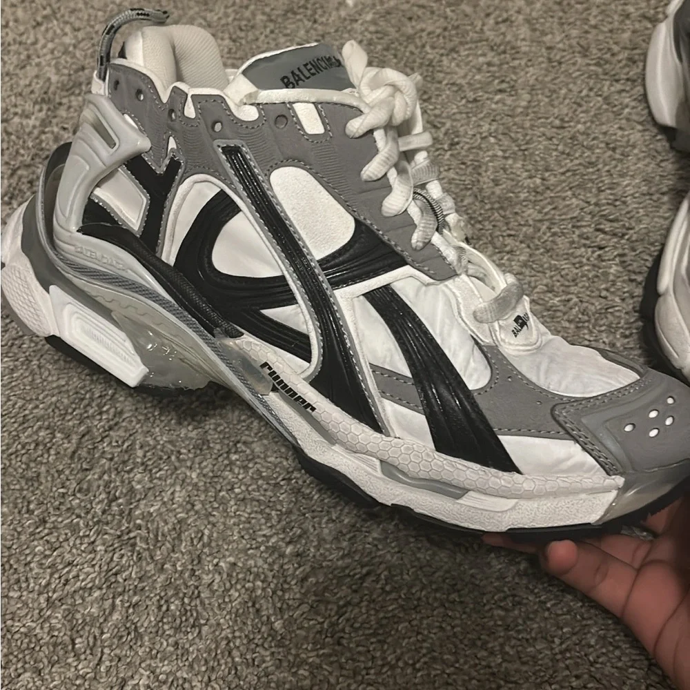 Black/Grey Balenciaga Runner